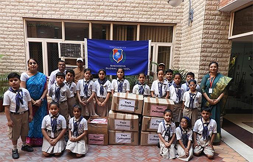 Donation of Books, Toys, Clothes and Medicines by Globalites