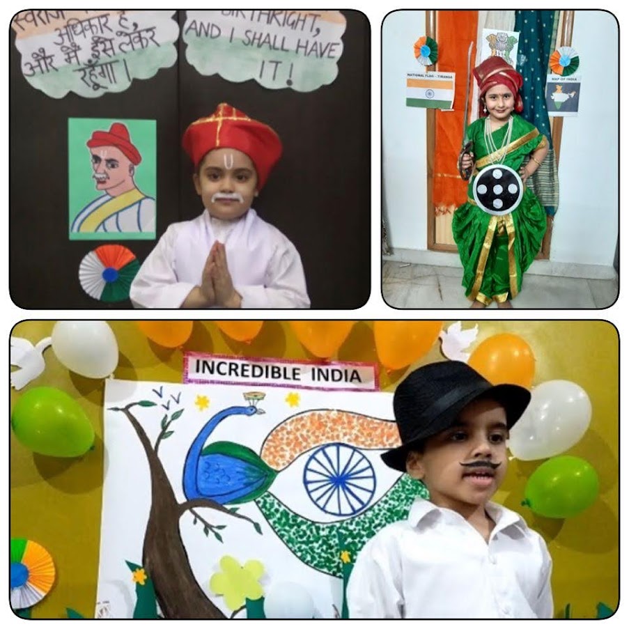 Intra Class Fancy Dress Competition (Blooms), Theme: Incredible India - Our National Heroes