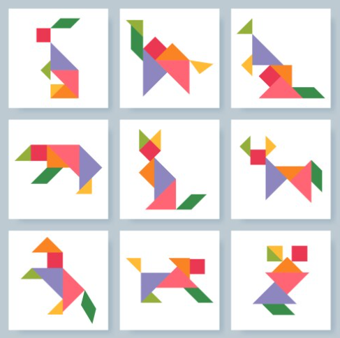 Intra - Class Competition-Math Marvels: Tangram Animals  (Class-II)